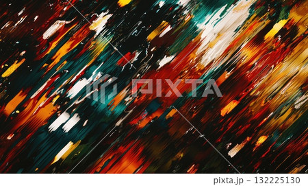 Abstract color burst with dynamic brush strokes , a vibrant and energetic composition of orange, red, green, and white hues ideal for modern design and artistic projects. Abstract color burst with dynamic brush strokes , a vibrant and energetic composition of orange, red, green, and white hues ideal for modern design and artistic projects. 132225130