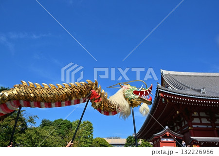 浅草寺の金龍の舞 東京 浅草寺の金龍の舞 東京 132226986