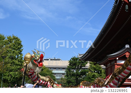 浅草寺の金龍の舞 東京 浅草寺の金龍の舞 東京 132226991