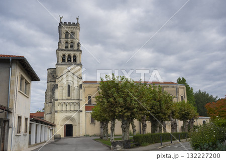 Majestic basilica of notre-dame-de-buglose in saint-vincent-de-paul, france 132227200