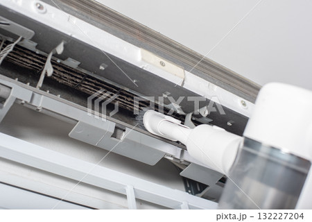 Cleaning air conditioner indoor unit 132227204