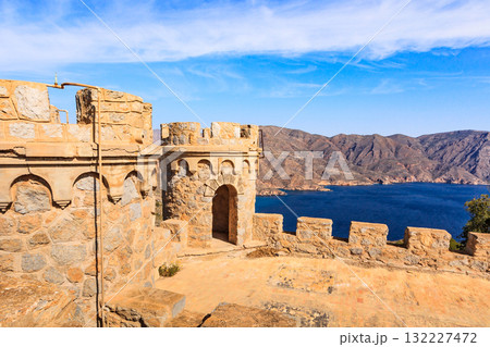 Castillitos Battery in Spain. Defensive architecture Castillitos Battery in Spain. Defensive architecture 132227472