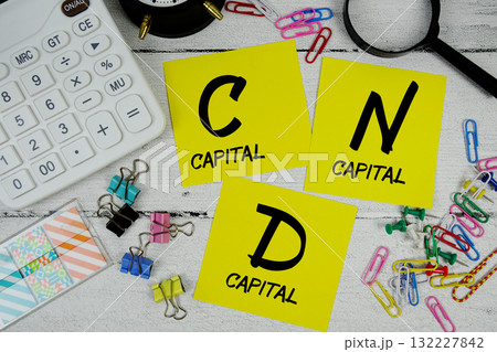 CND Cash On Next Delivery text phrase of business and financial concept CND Cash On Next Delivery text phrase of business and financial concept 132227842