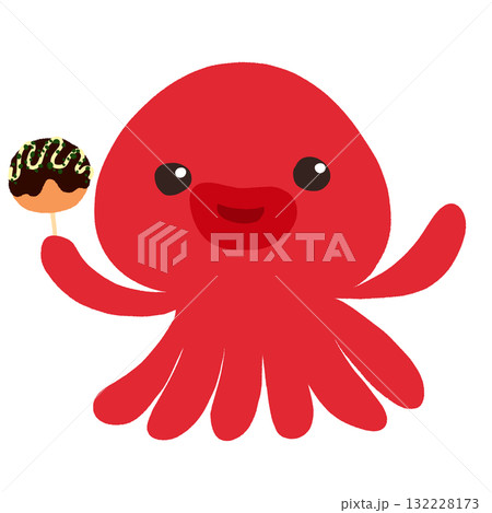 タコのイラスト 132228173