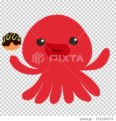章魚的插圖 132228173