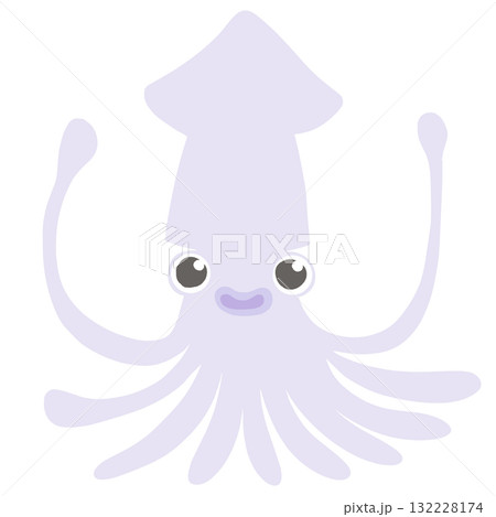 イカのイラスト 132228174