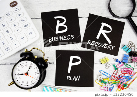 BRP Abbreviation of Business Recovery Plan text phrase of business and financial concept BRP Abbreviation of Business Recovery Plan text phrase of business and financial concept 132230450