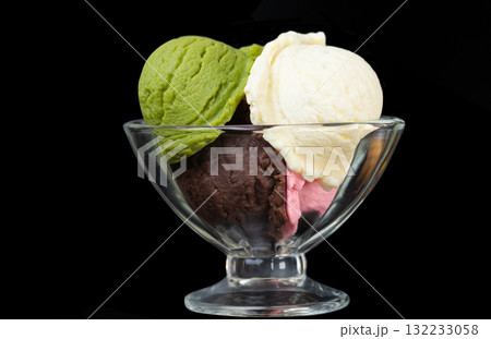 Ice cream isolated Ice cream isolated 132233058