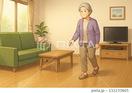 居間の家具配置工夫 132233605