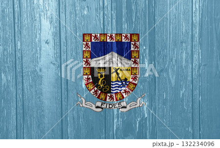 The official flag of Malabo, the capital of Equatorial Guinea, on wood texture. Conceptual collage The official flag of Malabo, the capital of Equatorial Guinea, on wood texture. Conceptual collage 132234096