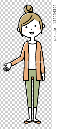 年輕女士，媽媽，請 132234392