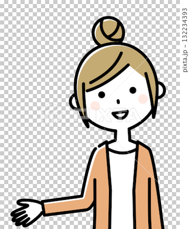 年輕女士，媽媽，請 132234393