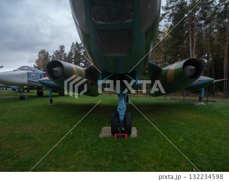 aircraft parts showcased, transport components on display, exhibit features undercarriage and fuselage details, aircraft parts and transport components exhibited with detailed features aircraft parts showcased, transport components on display, exhibit features undercarriage and fuselage details, aircraft parts and transport components exhibited with detailed features 132234598