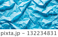 Background made of crumpled and torn blue paper 132234831