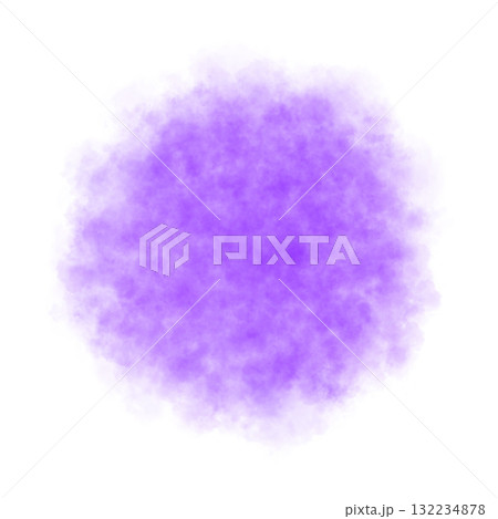 Round violet smoke cloud on transparent background with soft edges and realistic texture for design and compositing Round violet smoke cloud on transparent background with soft edges and realistic texture for design and compositing 132234878