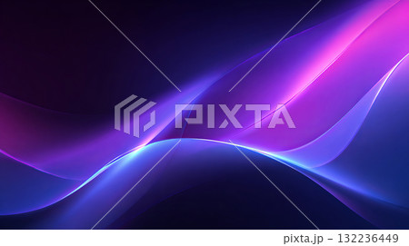 Futuristic neon background blue and purple waves Futuristic neon background blue and purple waves 132236449