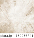 Beige Decorative Brush Stroke Texture. Vintage Grainy Textured Artistic Backdrop 132236741