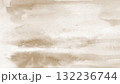Beige Watercolor Wash on Paper Texture. Vintage Grainy Textured Horizontal Artistic Backdrop 132236744