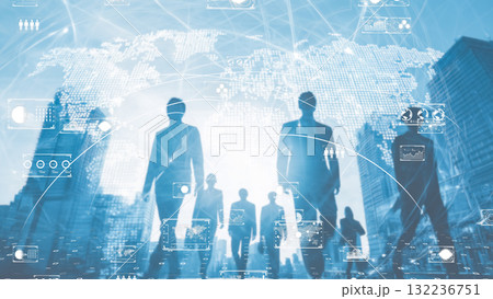未来都市におけるグローバルビジネスの連携とデジタル戦略 132236751