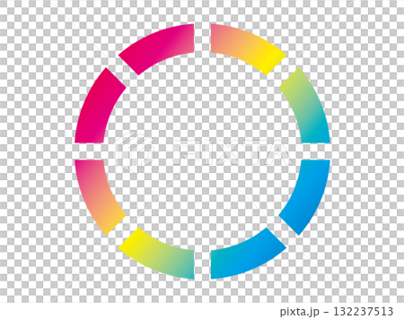 Colorful pie chart image 132237513