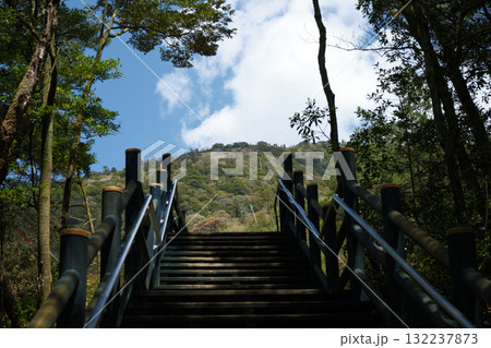 進む栗野岳八幡大地獄の道 進む栗野岳八幡大地獄の道 132237873