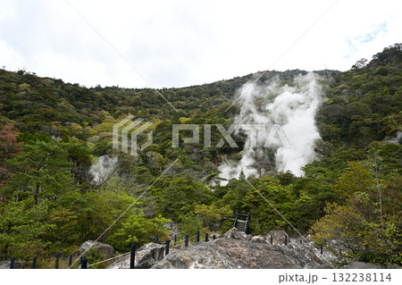 自然豊かな栗野岳八幡大地獄 132238114