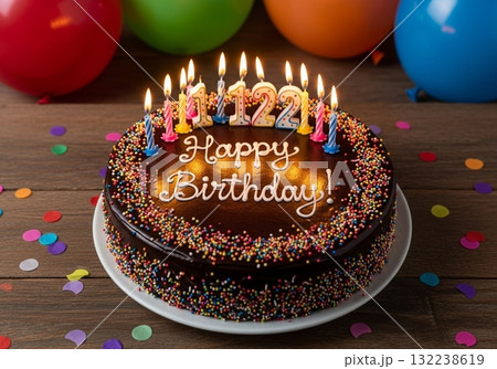 Happy Birthday fバースデーカード Happy Birthday fバースデーカード 132238619