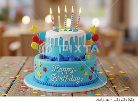 Happy Birthday fバースデーカード 132238622