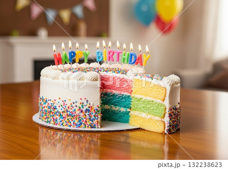 Happy Birthday fバースデーカード 132238623