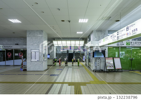 別府駅　自動改札　大分県別府市 132238796