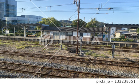 寄居駅ホームから見た風景 寄居駅ホームから見た風景 132239351