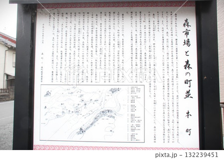 静岡県周智郡森町の「森市場と森の町並 本町」の説明板 132239451