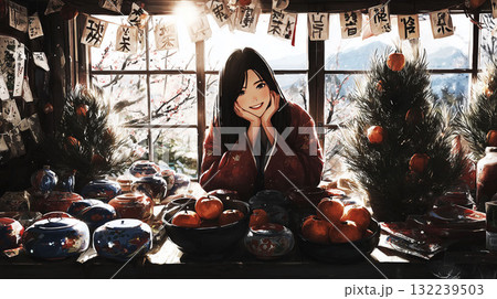 あの世とこの世をつなぐ小さなよろず屋　正月に客を迎える看板娘の物語 132239503