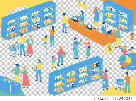 ドラッグストアの風景 132240032