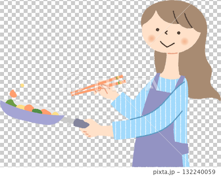 Woman cooking 132240059