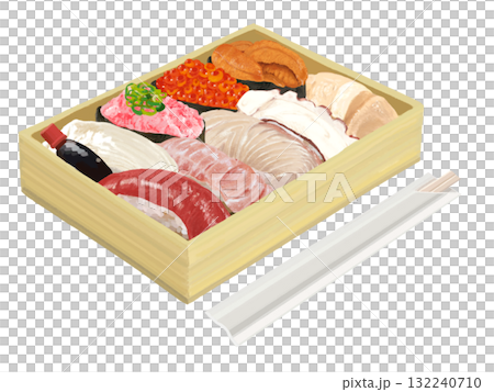 用一次性筷子握壽司（折疊壽司） 132240710