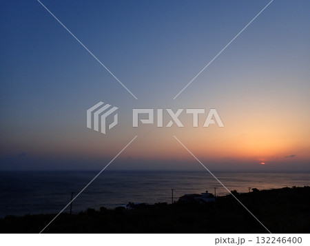 八丈島の夕陽 八丈島の夕陽 132246400