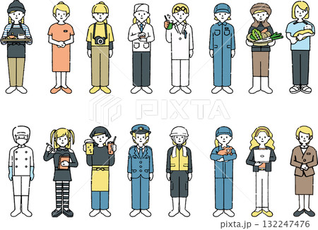 いろんな職業_女性 いろんな職業_女性 132247476