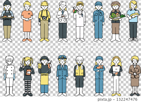 いろんな職業_女性 いろんな職業_女性 132247476