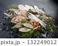 新鮮な瀬戸内の海産物　集合イメージ 132249012