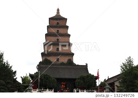 シルクロードの起点 中国西安市大慈恩寺の大雁塔 シルクロードの起点 中国西安市大慈恩寺の大雁塔 132249726
