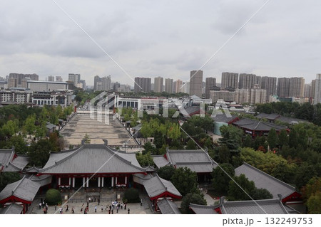 シルクロードの起点　中国西安市大慈恩寺の大雁塔 132249753