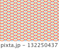 可愛い和柄素材　青海波 132250437