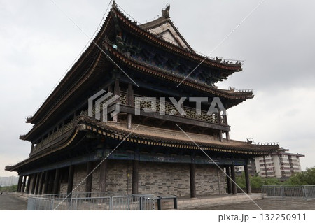 シルクロードの起点 中国西安市の西の城門である安定門 シルクロードの起点 中国西安市の西の城門である安定門 132250911