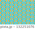 可愛い和柄素材　毘沙門亀甲 132251076