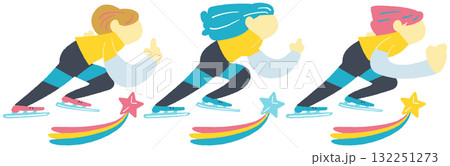 スピードスケート(チームパシュート)・多彩な力を合わせて — 個性が調和するチームの前進 132251273