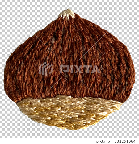 [栗子]手工刺繡插畫素材 132251964