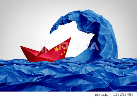 China Crisis Concept 132252486