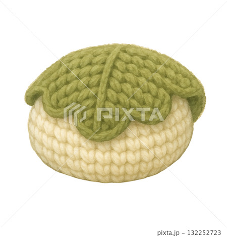 【端午の節句】柏餅のあみぐるみのイラスト 132252723