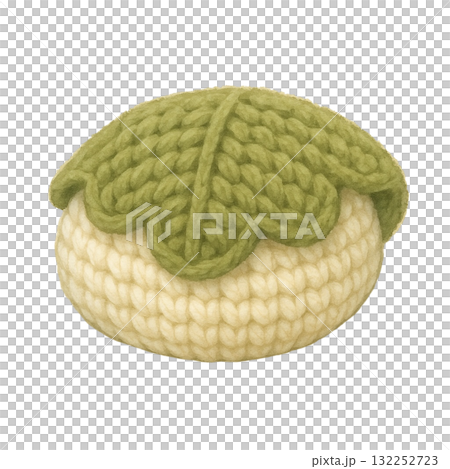 【端午の節句】柏餅のあみぐるみのイラスト 132252723